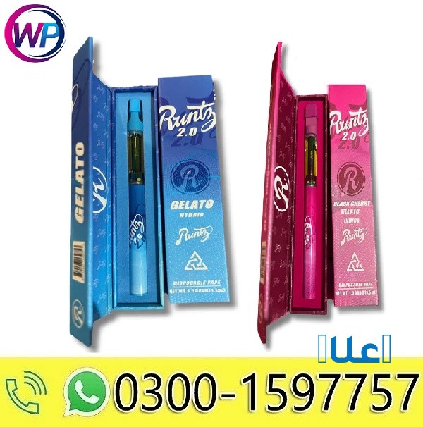 RUNTZ - 1.5g Delta 8 Disposable Vape Pens  In